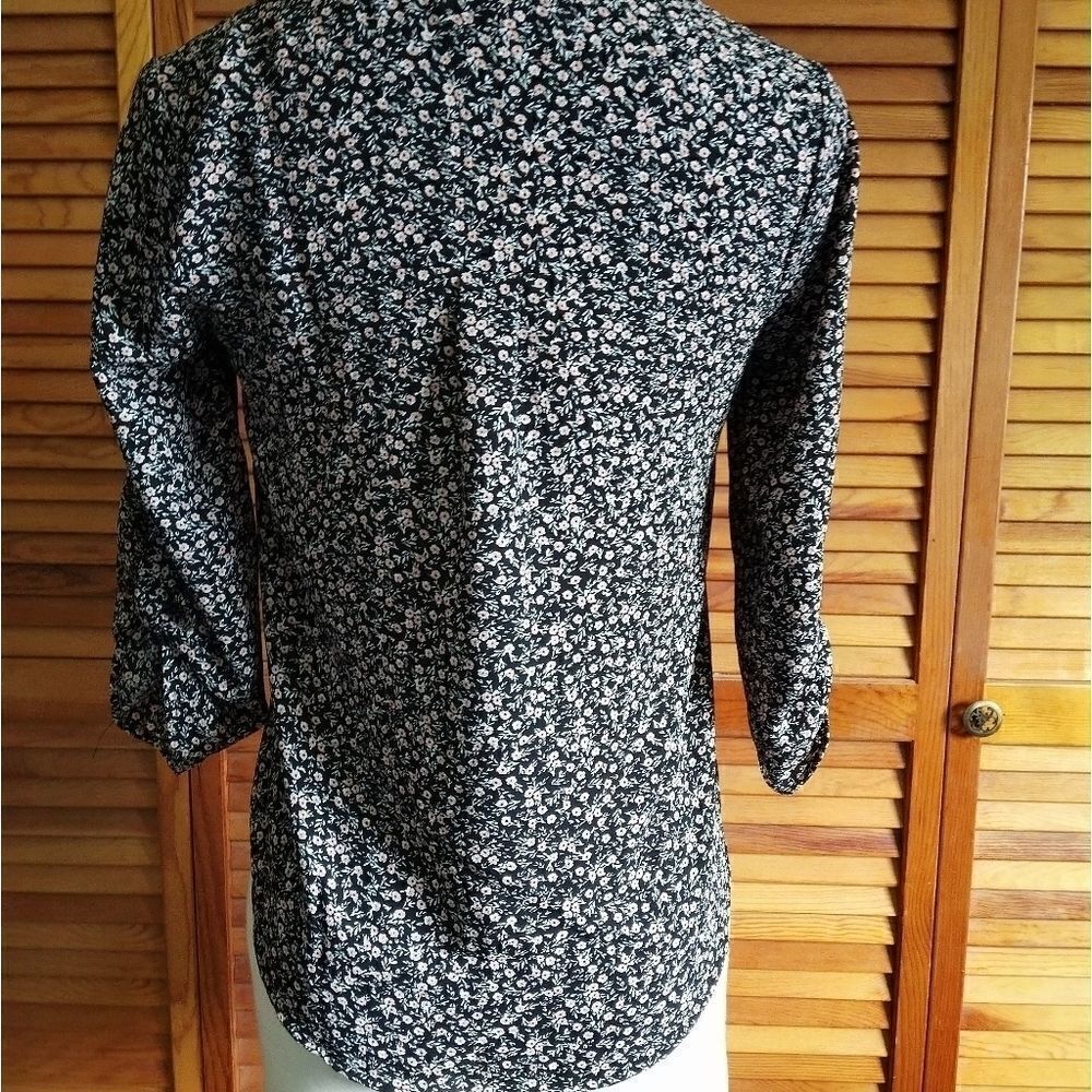 Hippie Rose Floral Hi-Low pullover Shirt Size S - Picture 2 of 6